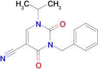 3-Benzyl-1-isopropyl-2,4-dioxo-1,2,3,4-tetrahydropyrimidine-5-carbonitrile