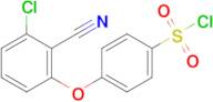 4-(3-Chloro-2-cyanophenoxy)benzene-1-sulfonyl chloride