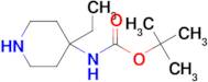 tert-Butyl (4-ethylpiperidin-4-yl)carbamate