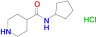 N-Cyclopentylpiperidine-4-carboxamide hydrochloride