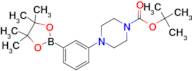 tert-Butyl 4-(3-(4,4,5,5-tetramethyl-1,3,2-dioxaborolan-2-yl)phenyl)piperazine-1-carboxylate