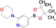 4-(4-(4,4,5,5-Tetramethyl-1,3,2-dioxaborolan-2-yl)pyridin-2-yl)morpholine