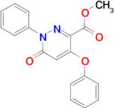 Methyl 6-oxo-4-phenoxy-1-phenyl-1,6-dihydropyridazine-3-carboxylate