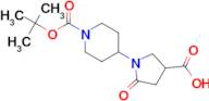1-(1-(tert-Butoxycarbonyl)piperidin-4-yl)-5-oxopyrrolidine-3-carboxylic acid