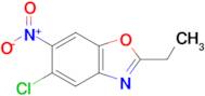 5-Chloro-2-ethyl-6-nitrobenzo[d]oxazole