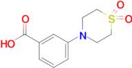 3-(1,1-Dioxidothiomorpholino)benzoic acid