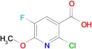 2-Chloro-5-fluoro-6-methoxynicotinic acid