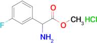 Methyl 2-amino-2-(3-fluorophenyl)acetate hydrochloride