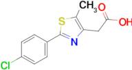 2-(2-(4-Chlorophenyl)-5-methylthiazol-4-yl)acetic acid