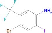 4-Bromo-2-iodo-5-(trifluoromethyl)aniline