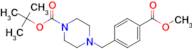 tert-Butyl 4-(4-(methoxycarbonyl)benzyl)piperazine-1-carboxylate
