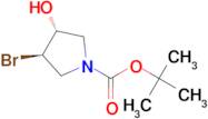 (3R,4R)-tert-Butyl 3-bromo-4-hydroxypyrrolidine-1-carboxylate