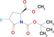 (2S,4R)-1-tert-Butyl 2-methyl 4-fluoro-5-oxopyrrolidine-1,2-dicarboxylate