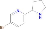 5-Bromo-2-(pyrrolidin-2-yl)pyridine