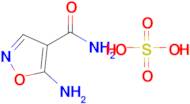 5-Aminoisoxazole-4-carboxamide sulfate