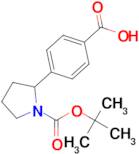 4-(1-(tert-Butoxycarbonyl)pyrrolidin-2-yl)benzoic acid