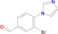 3-Bromo-4-(1H-imidazol-1-yl)benzaldehyde