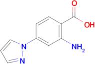 2-Amino-4-(1H-pyrazol-1-yl)benzoic acid