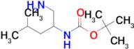 tert-Butyl (1-amino-4-methylpentan-2-yl)carbamate