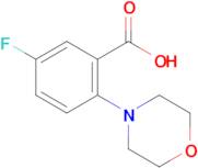 5-Fluoro-2-morpholinobenzoic acid