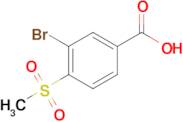 3-Bromo-4-(methylsulfonyl)benzoic acid