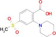 4-(Methylsulfonyl)-2-morpholinobenzoic acid