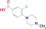 3-Fluoro-4-(4-methylpiperazin-1-yl)benzoic acid