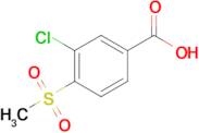 3-Chloro-4-(methylsulfonyl)benzoic acid