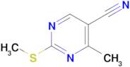 4-Methyl-2-(methylthio)pyrimidine-5-carbonitrile