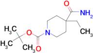 tert-Butyl 4-carbamoyl-4-ethylpiperidine-1-carboxylate