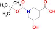 1-(tert-Butoxycarbonyl)-5-hydroxypiperidine-3-carboxylic acid