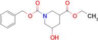 1-Benzyl 3-ethyl 5-hydroxypiperidine-1,3-dicarboxylate