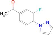 1-(3-Fluoro-4-(1H-pyrazol-1-yl)phenyl)ethanone