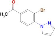 1-(3-Bromo-4-(1H-pyrazol-1-yl)phenyl)ethanone