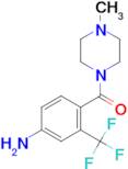 (4-Amino-2-(trifluoromethyl)phenyl)(4-methylpiperazin-1-yl)methanone