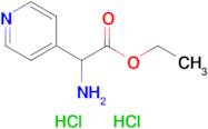 Ethyl 2-amino-2-(pyridin-4-yl)acetate dihydrochloride