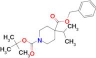 4-Benzyl 1-tert-butyl 4-isopropylpiperidine-1,4-dicarboxylate