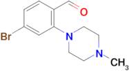 4-Bromo-2-(4-methylpiperazin-1-yl)benzaldehyde