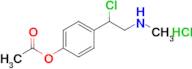 4-(1-Chloro-2-(methylamino)ethyl)phenyl acetate hydrochloride