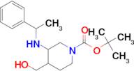 tert-Butyl 4-(hydroxymethyl)-3-((1-phenylethyl)amino)piperidine-1-carboxylate