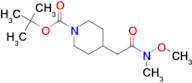 Tert-Butyl 4-(2-(methoxy(methyl)amino)-2-oxoethyl)piperidine-1-carboxylate