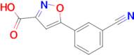 5-(3-Cyanophenyl)isoxazole-3-carboxylic acid