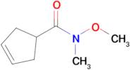 N-Methoxy-N-methylcyclopent-3-enecarboxamide