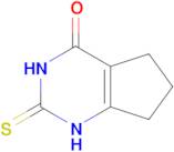 2-Thioxo-2,3,6,7-tetrahydro-1H-cyclopenta[d]pyrimidin-4(5H)-one