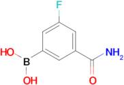 (3-Carbamoyl-5-fluorophenyl)boronic acid