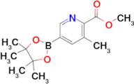 Methyl 3-methyl-5-(4,4,5,5-tetramethyl-1,3,2-dioxaborolan-2-yl)picolinate