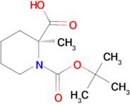 (S)-1-(tert-Butoxycarbonyl)-2-methylpiperidine-2-carboxylic acid