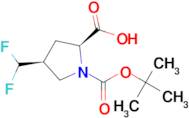 (2S,4S)-1-(tert-Butoxycarbonyl)-4-(difluoromethyl)pyrrolidine-2-carboxylic acid