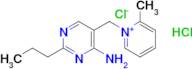 1-((4-Amino-2-propylpyrimidin-5-yl)methyl)-2-methylpyridin-1-ium chloride hydrochloride