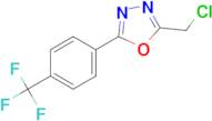 2-(Chloromethyl)-5-(4-(trifluoromethyl)phenyl)-1,3,4-oxadiazole